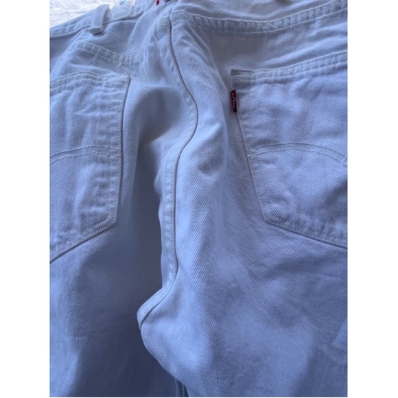 Men's Vintage Levi's Jeans, Size 38x32, White - Picture 3 of 11